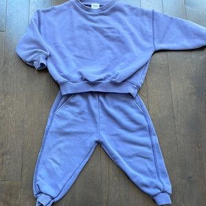 Zara sweatsuit in lilac size 2-3 Y or 98 cm